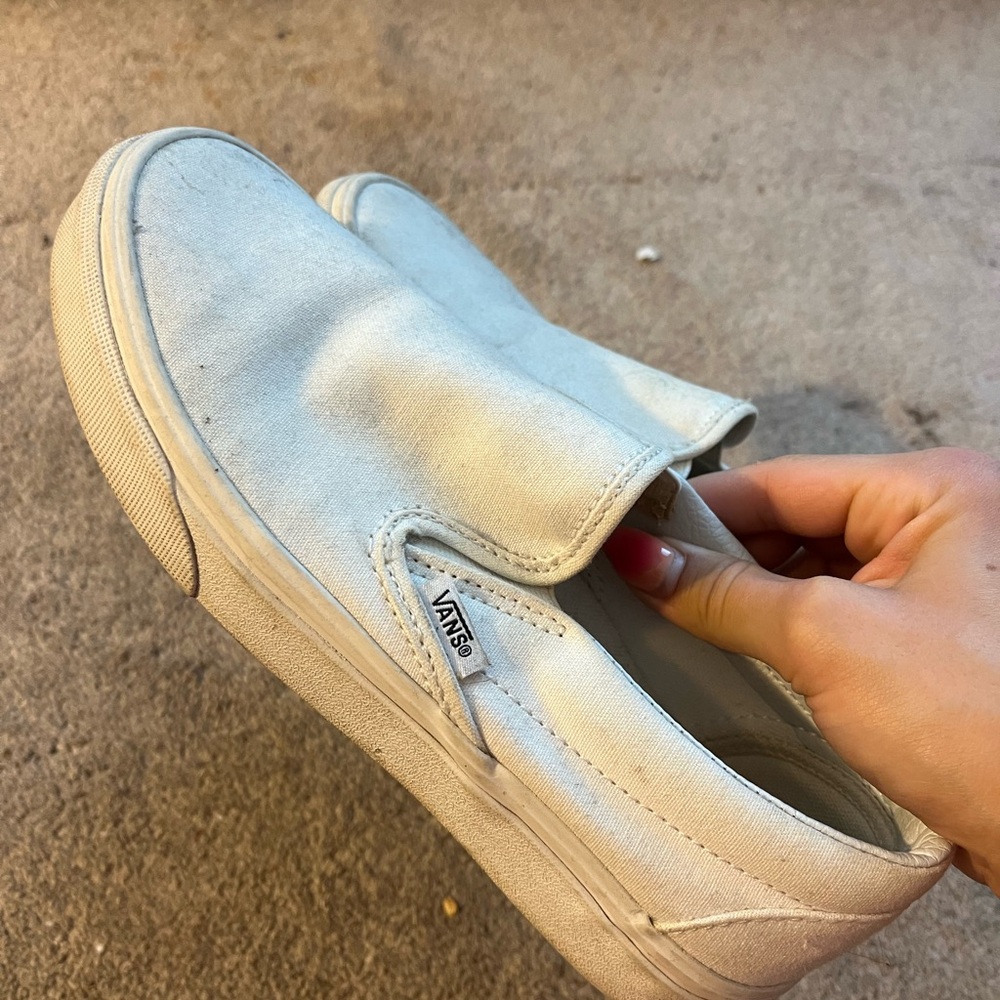 Vans Classic White Slip-On Shoes